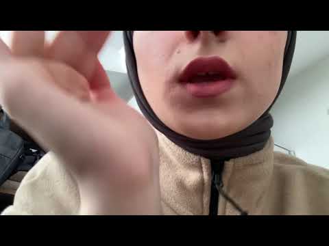Mouth sounds spit painting sohbet Asmr 😴😴 sleep asmr