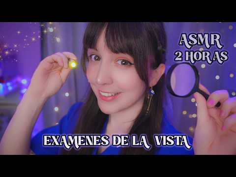 ⭐ASMR 2 HORAS de Exámenes de la VISTA (Roleplay en Español)