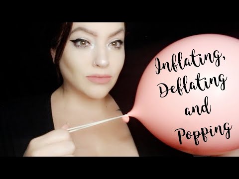 ASMR | INFLATING |BLOWING UP | DEFLATING | POPPING | PUNCH BALL BALLOON