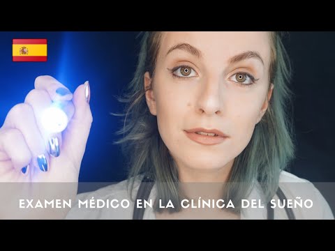 ASMR español 🇪🇸💤 Examen medico en la clinica del sueño 🏥 (sigue la luz, estetoscopio, teclado)