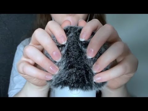 asmr NEW MIC Testing | Mic brushing, rubbing, fluffy mic scratching etc.