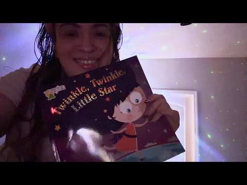 ASMR| Putting you to sleep 💤 & reading you a bedtime story 📖 🛌 