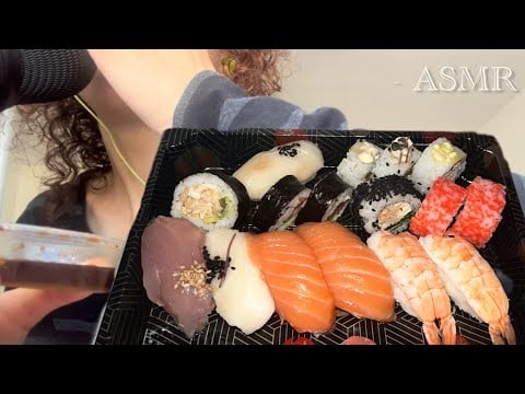 [ASMR] Sushi 🍱 🍣 - (eating sounds)