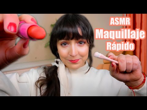 ⭐ASMR [Sub] Maquillaje Rápido y Delicado en Español 💖(Soft Spoken, Realista, layered Sounds)