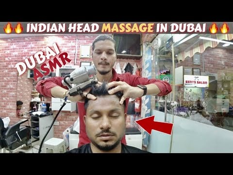 ASMR | Indian Head Massage In Dubai 🇦🇪