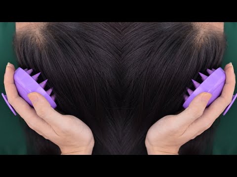 ASMR Scalp Massage On Real Person Tingling For Headache Relief ( No Talking )