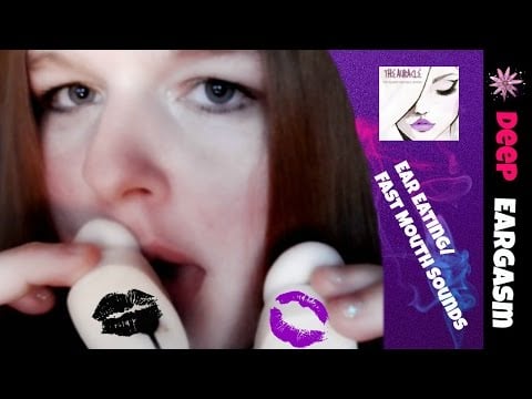 [ASMR] Deep Ear To Ear Fast Mouth Sounds, Ear Eating Collab W/Passionflower ASMR
