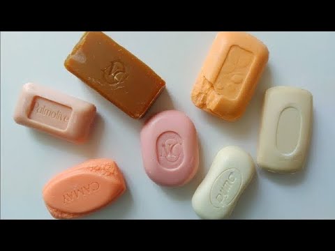 Dry Soap carving ASMR\ relaxing sounds\ No talking. Satisfying ASMR video\ Cutting soap