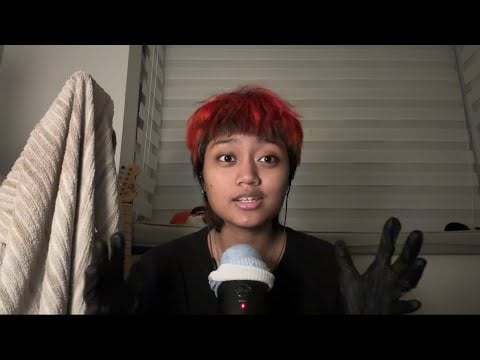 asmr negative energy removal to prepare u for the holidays (glove sounds n visuals)