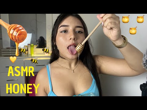 Comiendo MIEL asmr ♡