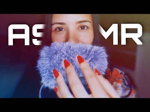 Te fazendo dormir com CAFUNÉ e SONS DE BOCA | Fluffy Mic & Mouth Sounds (ASMR PTBR)