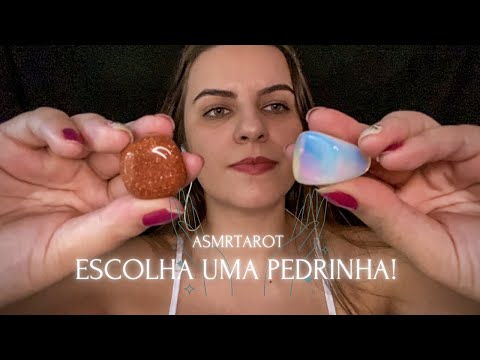 ASMR TAROT: Mensagem do Universo pra você hoje! Escolha uma pedrinha 🔮