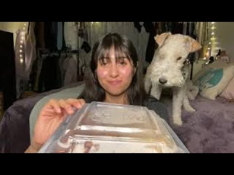 Asmr Mukbang (water sounds, slow chewing)