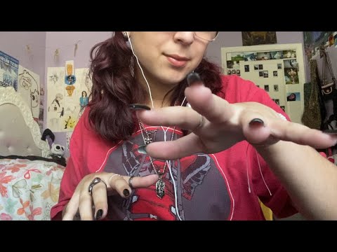 ASMR | high sensitivity hand movements & visuals + mouth sounds (no talking)