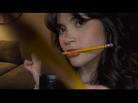 ASMR | Clicky Mouth Sounds + Pencil Noms ✏️