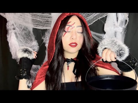 🖤ASMR | CAPERUCITA ROJA CUIDA DE TI 🎃❤️ Personal attention 🖤🌹 ESPECIAL DE MAYLLOWEEN 🖤