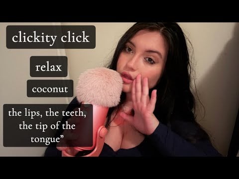 ASMR TINGLIEST TRIGGER WORDS/PHRASES (word repetition, mouth sounds, rambling, hand movements) 
