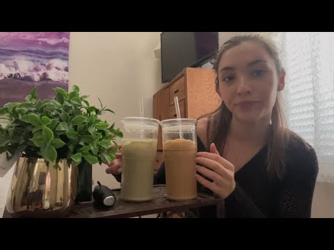 Lofi ASMR: barista makes your drinks ☕️ (soft spoken)