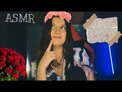 АСМР ЧИТАЮ СВОЮ КНИГУ 📖 ASMR READING MY BOOK( видео на 1000 подписчиков) 🩷