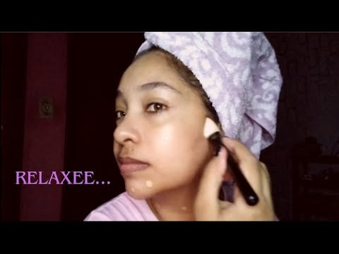 ASMR Relaxe enquanto eu me maquio para ir ao trabalho 💄+ Fala suave