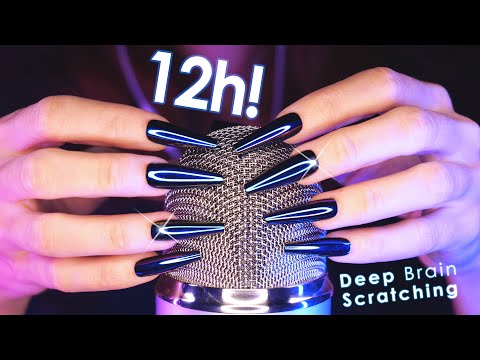 [12h ASMR] Deep Brain Scratching 😴 99.99% of YOU Will Fall Asleep - 4k (No Talking)