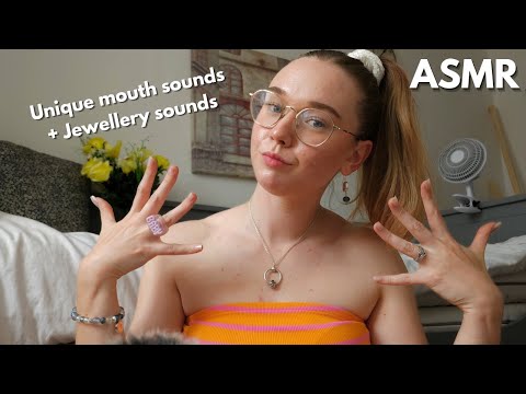 ASMR Rare and Unique Mouth Sounds + Jewellery sounds