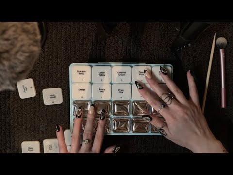 ASMR | Another Hour Of The Creamy Five Below Paint Set From TikTok 🎨💤 But With No Talking