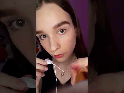 ASMR sons de boca e pincéis na tela