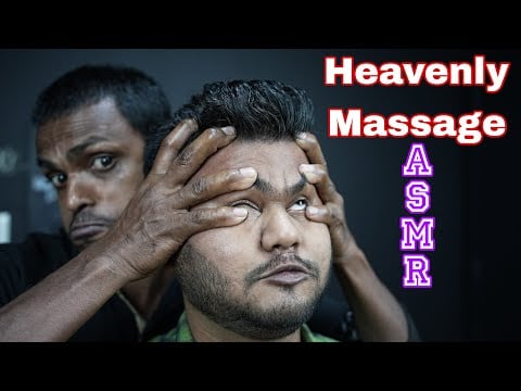 Heavenly Fun On ASMR Head Massage | Ear Finger ASMR | Forehead Massage & Head Scratch | Neck Crack