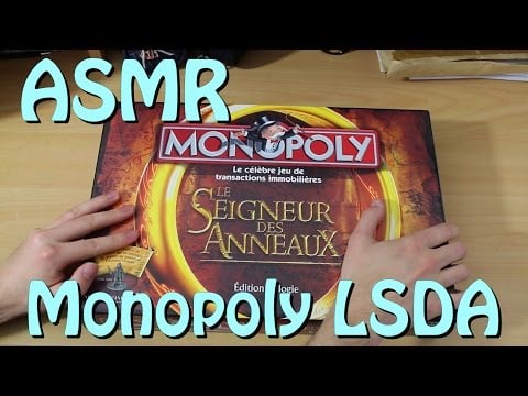 Découverte du jeu de société Monopoly edition Seigneur des anneaux [ ASMR ]