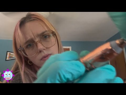 ASMR giving you a face tattoo (uncut asmr) personal attention