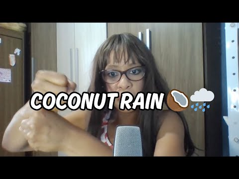 Coconut Rain TRIGGER Visuals #coconutrain #asmr