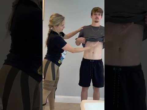 Chest BACK CRACK opening #asmr #chiropractor