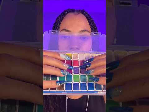 Paint palette attention 🙂 inspired by ShushyASMR #asmr #shorts
