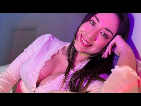 ASMR NOVIA 💓 Te cuido mientras te quedas Dormido