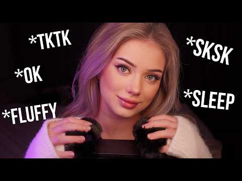 YOUR FAVORITE TRIGGER WORDS 💕 ASMR + Fluffy Mic Scratching