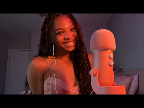 ASMR playing with my braids + personal attention 💕