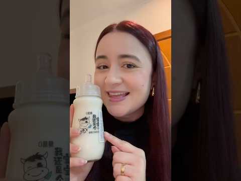 ASMR: PROVANDO MAMADEIRA DE YAKULT 🍼 #shorts #asmr