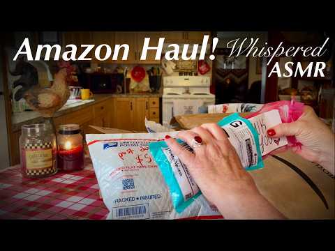 ASMR~Amazon Haul! (Whispered Version) Spending Splurge on Fun Stuff! Amazing Paper Crinkles!