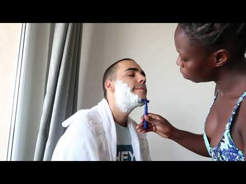 Smoothest AMATUER Straight Razor🤷🏾‍♀️ Old school Shave | ASMR| Cream 👱🏽‍♂️ Application Sounds