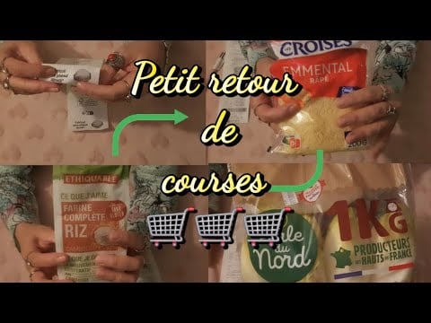 Asmr français: Petit retour de courses 🛒🛒🛒