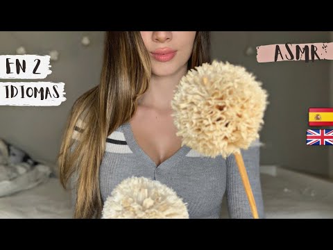 DUERME CON ESTE ASMR EN DOS IDIOMAS 🇪🇸 🇬🇧 -  BILINGUAL ASMR (te ayudo a dormir)