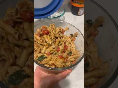 🍝🥕packing my meals for work ASMR #asmr #asmrsounds #mealprep #food