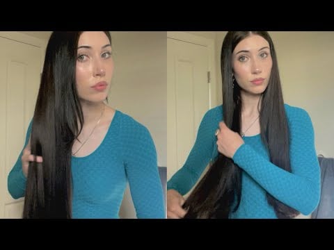 ASMR | Hair Play: Talking/No Talking & Tingly Tapping and Over-Explaining Hair Products