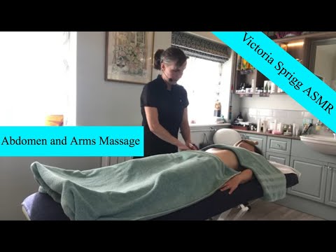 ASMR Abdomen & Arms Aromatherapy Massage with Victoria and Katie | 3 of 5