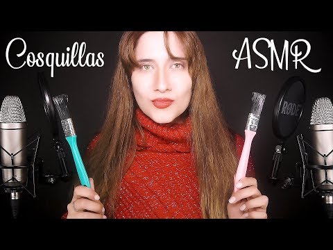 COSQUILLAS PARA RELAJARTE con varios niveles de audio binaural | ASMR Español | Asmr with Sasha