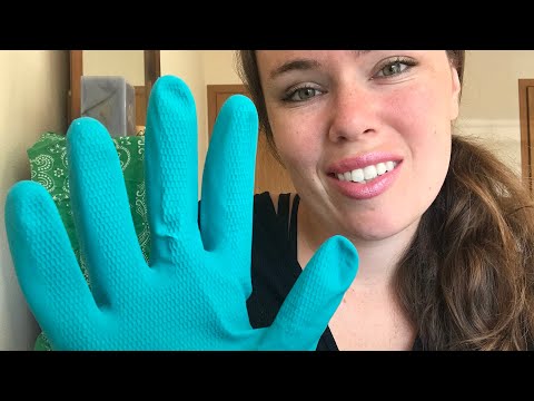 ASMR Rubber Gloves w/ Whisper Ramble