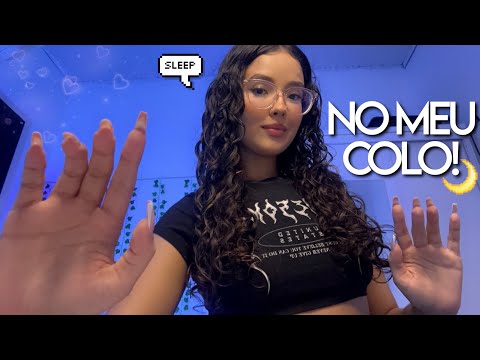 ASMR - VOU FAZER UMA MASSAGEM EM VOCÊ com ÓLEO + CAFUNÉ SUPER RELAXANTE 🤤 (mouth sounds)