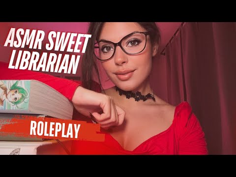 Sweet Librarian Whispers BOOKS For You In ASMR Roleplay!