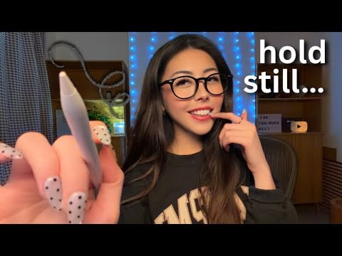 ASMR dissolving + redrawing ur entire face | you don’t get a say